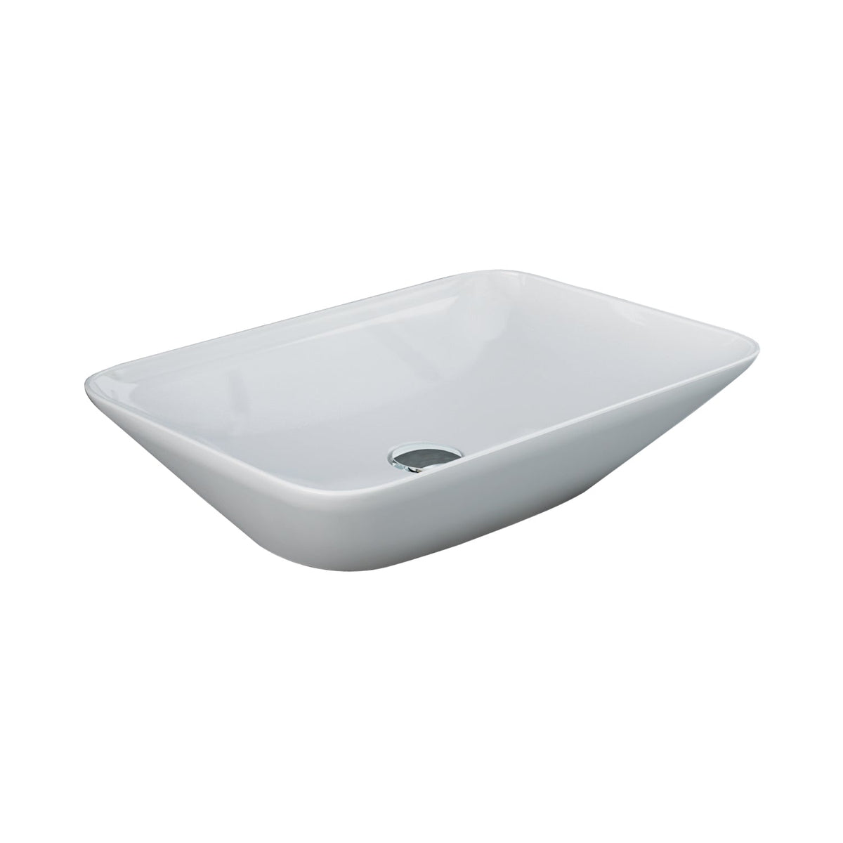 Barclay RAK Variant — Lavabo de Sobreponer Rectangular de Cerámica · 5-505WH — imagen 2
