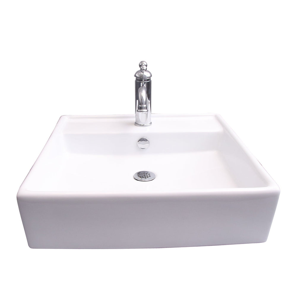 Barclay Markle — Lavabo de Pared Rectangular de Cerámica — imagen 1