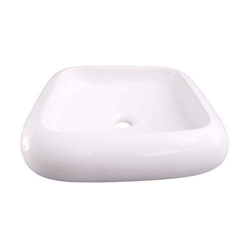 Barclay Harbour — Lavabo de Sobreponer Cuadrado de Cerámica — imagen 1