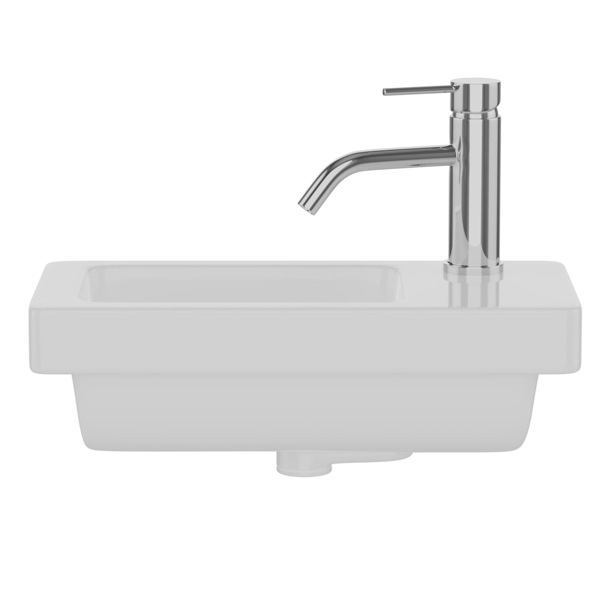 Barclay Resort 450 — Lavabo de Pared Rectangular de Cerámica — imagen 2