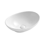 Barclay Cavalier 18" — Lavabo de Sobreponer Oval de Cerámica — imagen 1