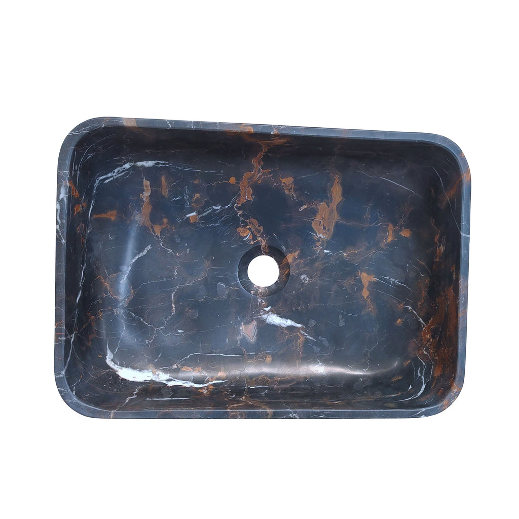 Barclay Maxton 18" — Lavabo de Sobreponer Rectangular de Mármol — imagen 9