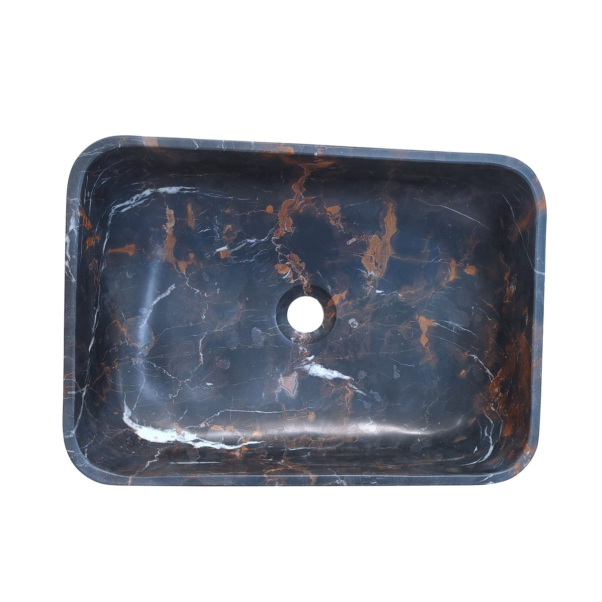 Barclay Maxton 18" — Lavabo de Sobreponer Rectangular de Mármol — imagen 9
