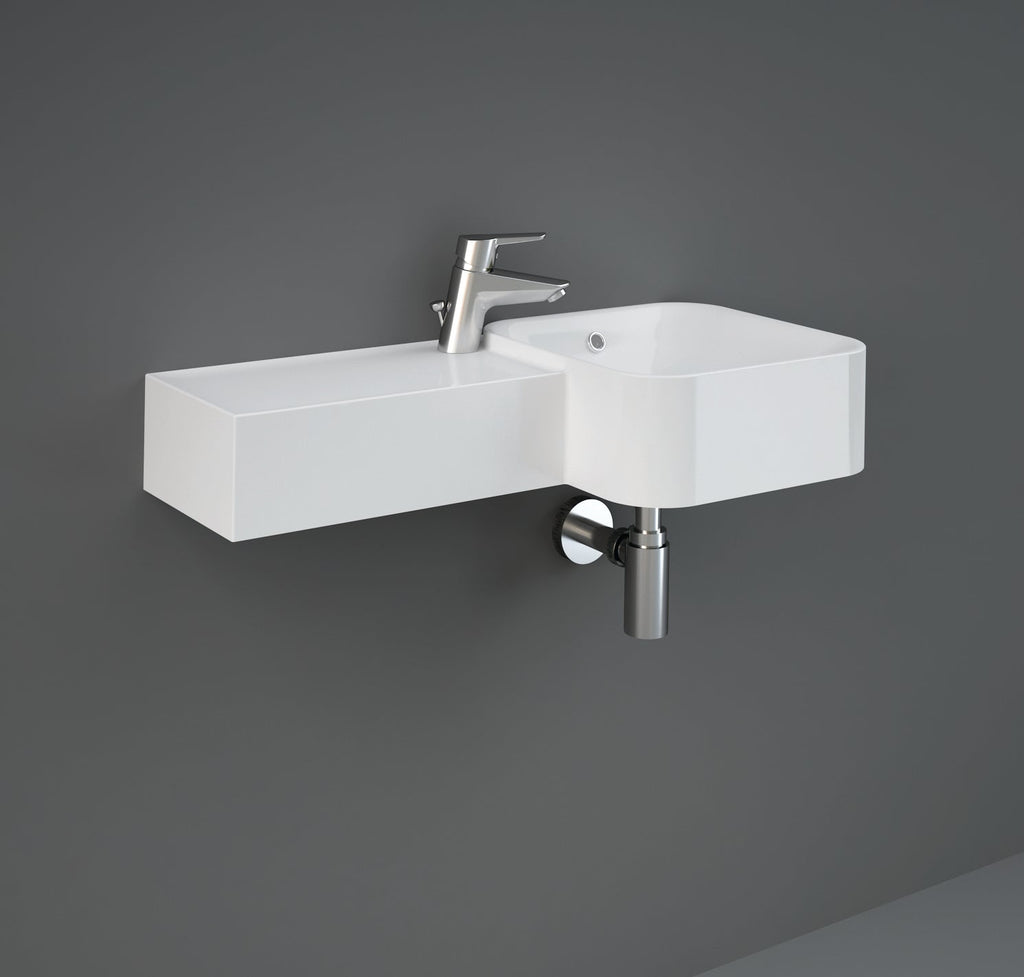 Barclay RAK Petit — Lavabo de Pared Cuadrado de Fireclay — imagen 4