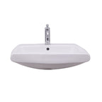 Barclay Ambrose — Lavabo de Pared Rectangular de Cerámica — imagen 4