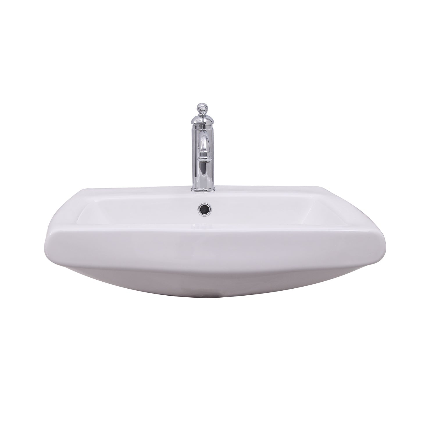 Barclay Ambrose — Lavabo de Pared Rectangular de Cerámica — imagen 4