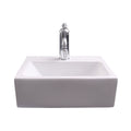 Barclay Linden — Lavabo de Pared Rectangular de Cerámica — imagen 1