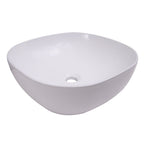 Barclay Shasta 17" — Lavabo de Sobreponer Cuadrado de Cerámica — imagen 2