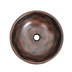 Barclay Antigua — Lavabo de Sobreponer Redondo de Madera — imagen 3