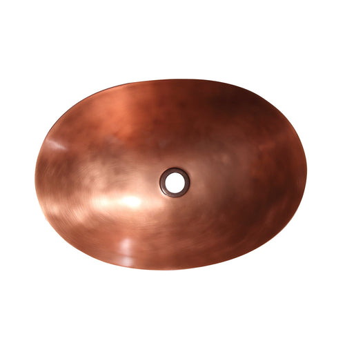 Barclay Iverson — Lavabo de Sobreponer Oval de Cobre — imagen 2