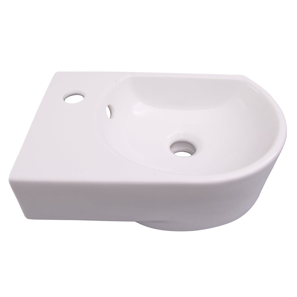Barclay Ambia 16" — Lavabo de Pared de Cerámica — imagen 3