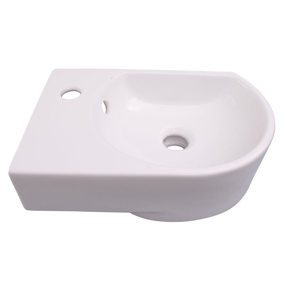 Barclay Ambia 16" — Lavabo de Pared de Cerámica — imagen 3