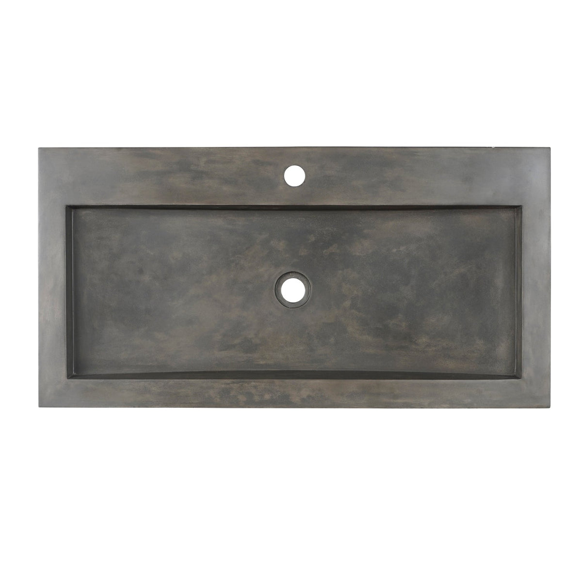 Barclay Gentry — Lavabo de Sobreponer Rectangular de Concreto — imagen 5