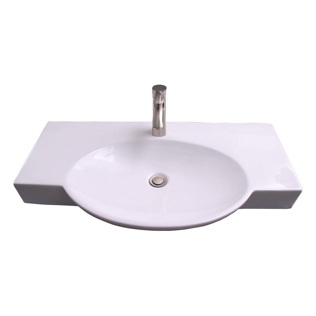 Barclay Waveland — Lavabo de Pared de Cerámica — imagen 1