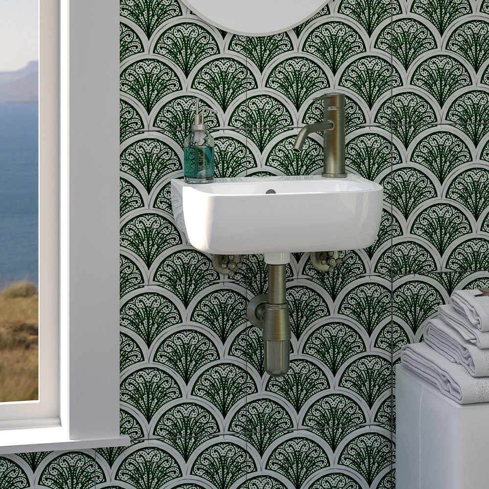 Barclay Caroline 380 — Lavabo de Pared de Cerámica — imagen 7