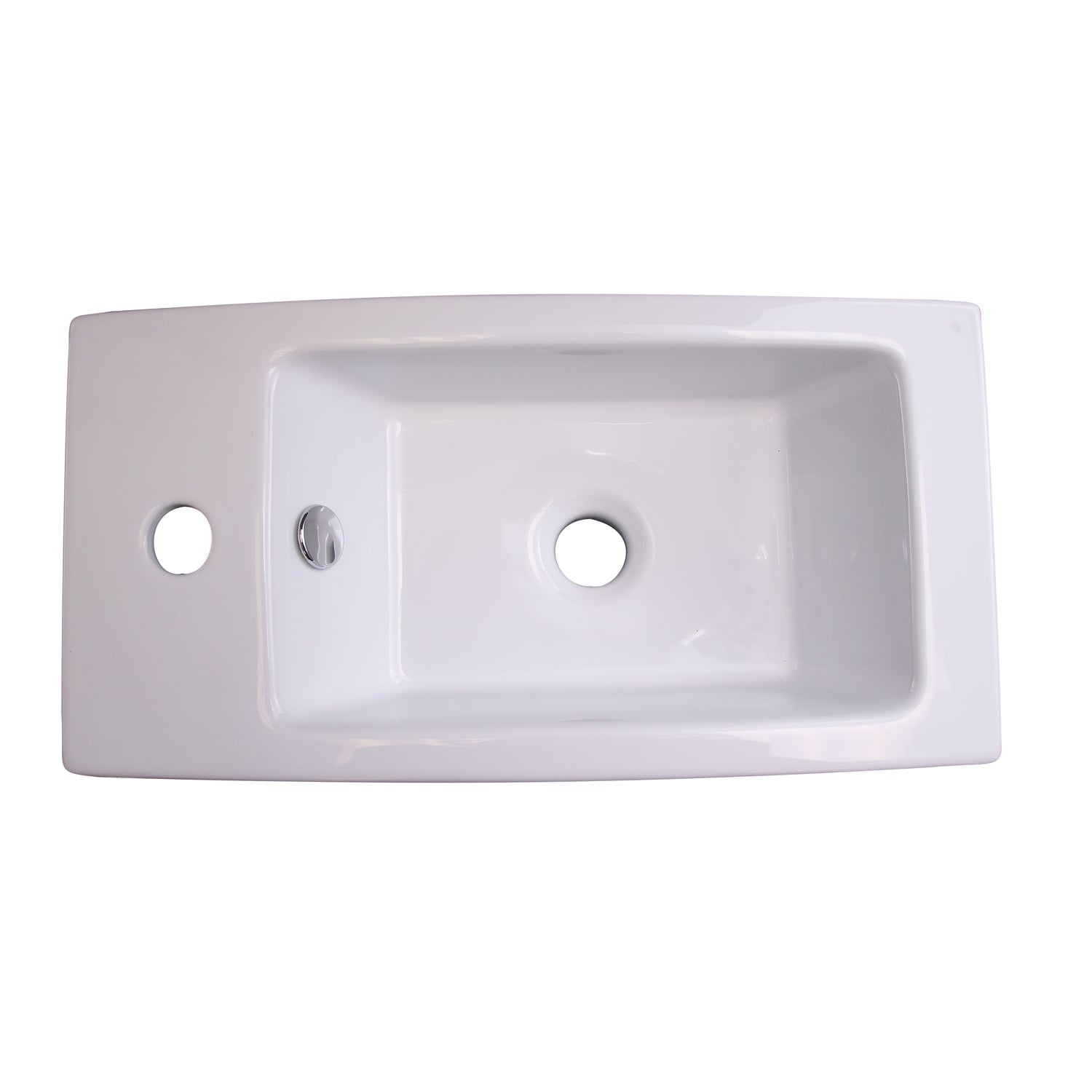 Barclay Arcadia — Lavabo de Pared Rectangular de Cerámica — imagen 4