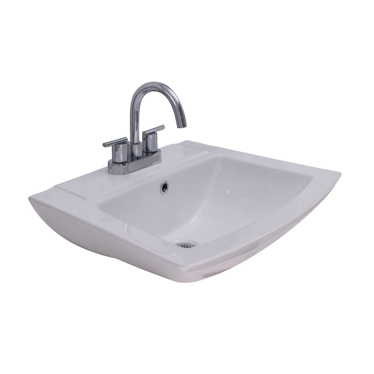 Barclay Burke — Lavabo de Pared Rectangular de Cerámica — imagen 1