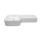 Barclay RAK Petit — Lavabo de Pared Cuadrado de Fireclay — imagen 5