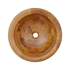 Barclay Antigua — Lavabo de Sobreponer Redondo de Madera — imagen 4