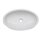 Barclay Resort 23" — Lavabo de Sobreponer Oval de Cerámica — imagen 3