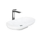 Barclay RAK Des 27" — Lavabo de Sobreponer Oval de Fireclay — imagen 3