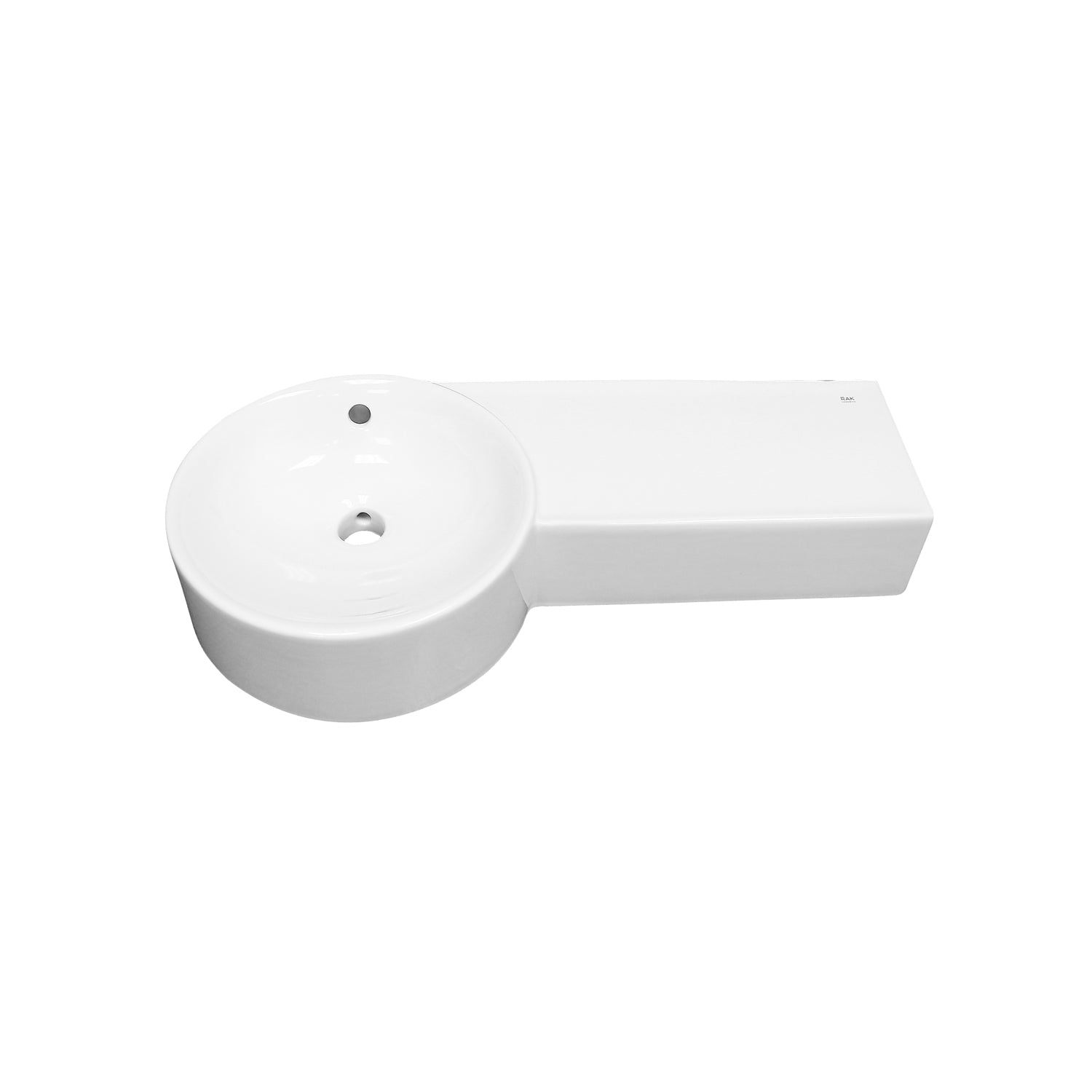 Barclay RAK Petit — Lavabo de Pared Redondo de Fireclay — imagen 1