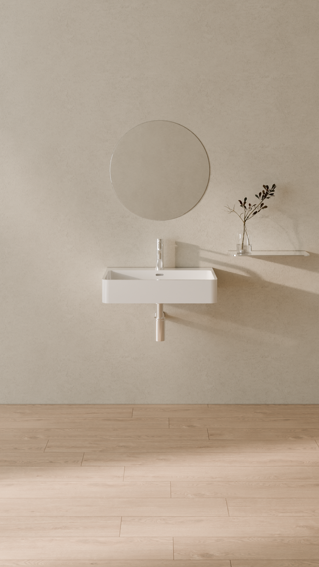 Badeloft Lavabo de Pared WT-01-M
