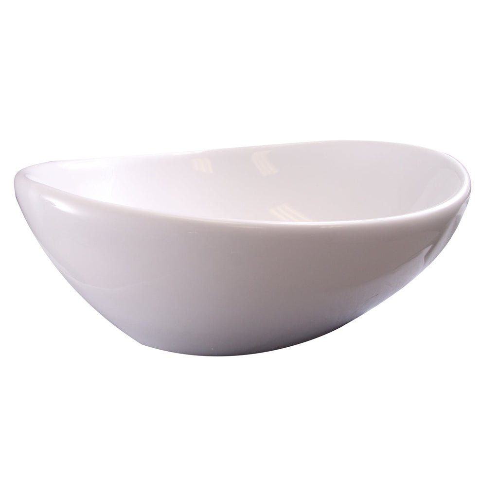 Barclay Trina Basin 15-3/8" — Lavabo de Sobreponer Oval de Cerámica — imagen 2