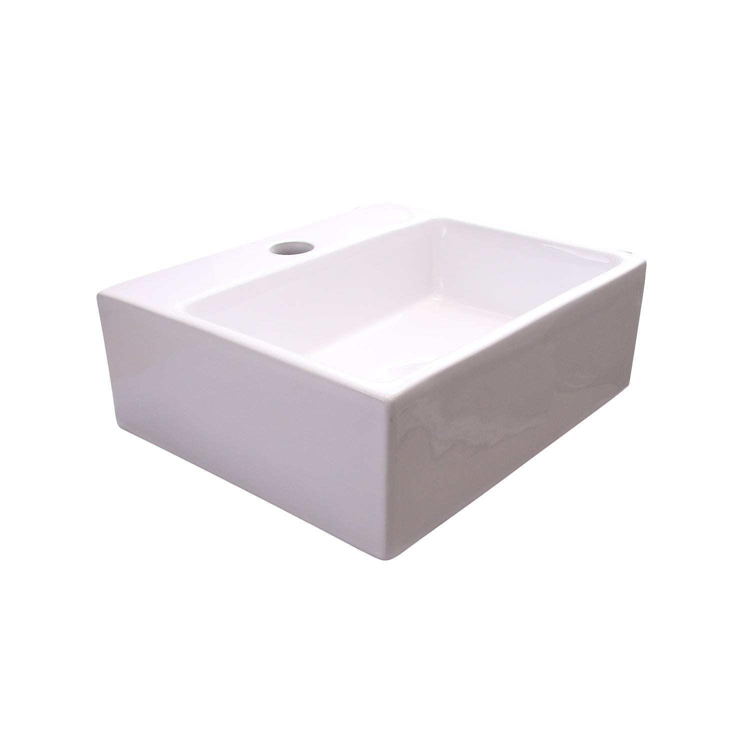 Barclay Morris — Lavabo de Pared Rectangular de Cerámica — imagen 2