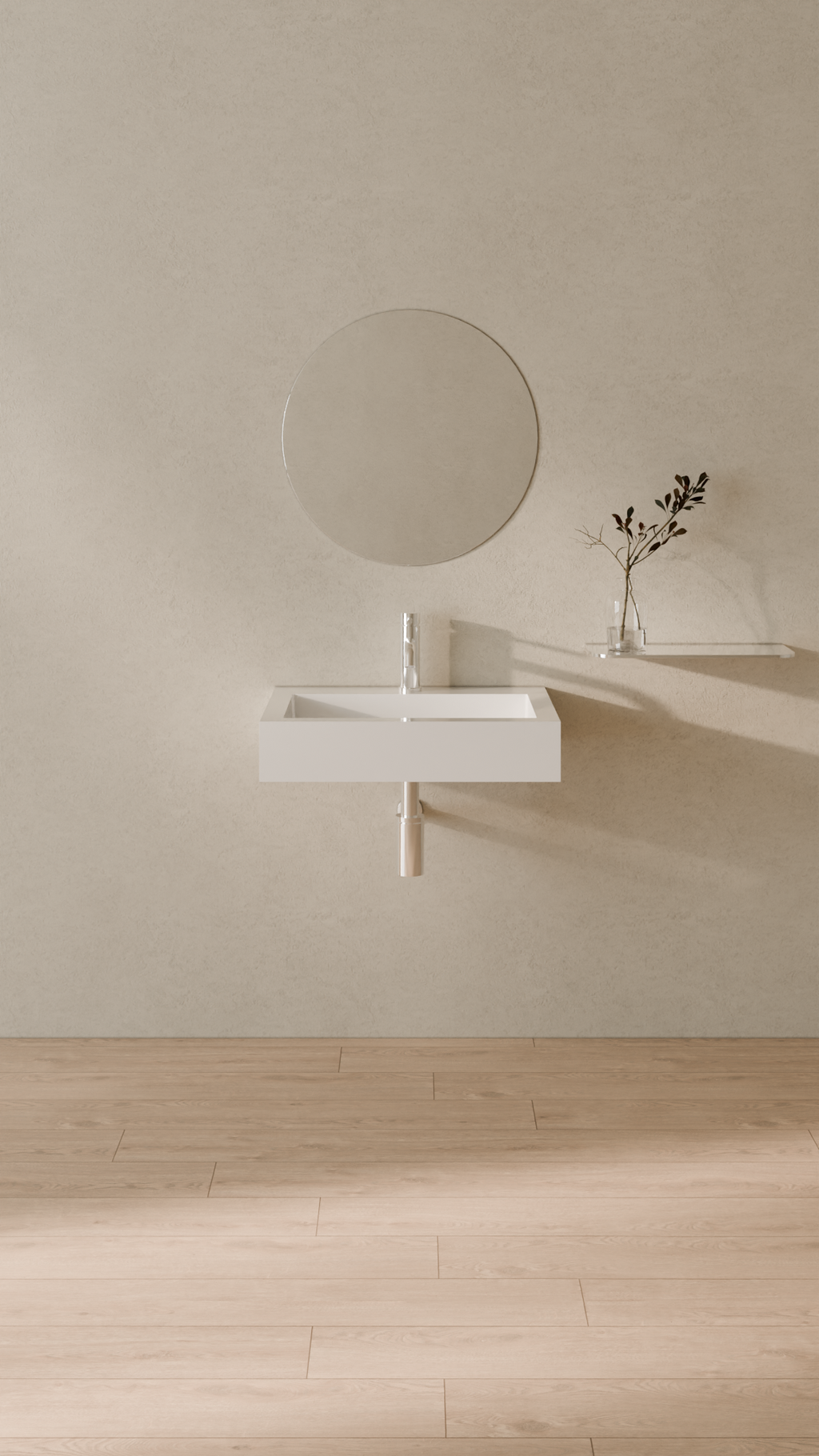 Badeloft Lavabo de Pared WT-06-M
