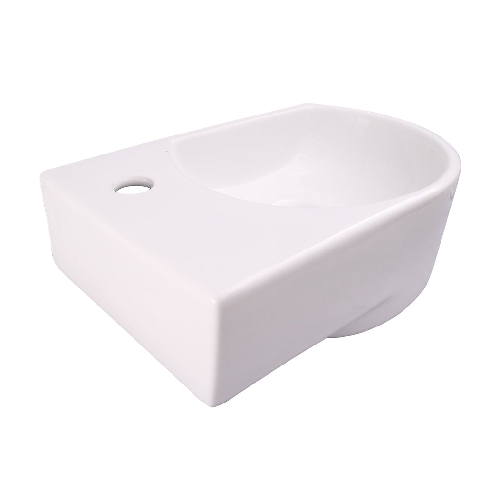 Barclay Ambia 16" — Lavabo de Pared de Cerámica — imagen 4
