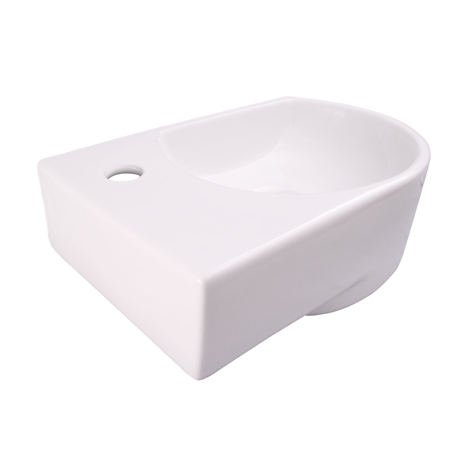 Barclay Ambia 16" — Lavabo de Pared de Cerámica — imagen 4