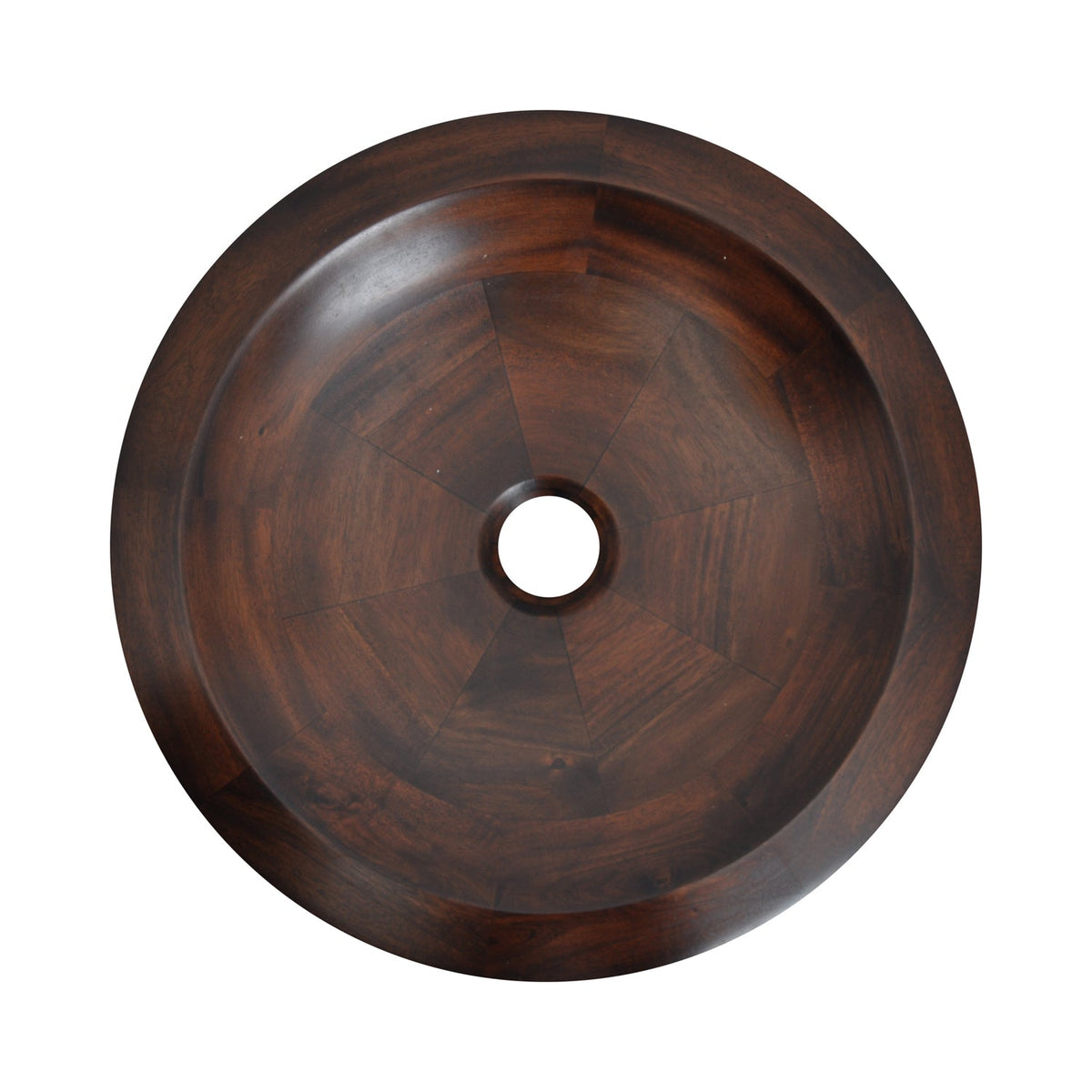 Barclay Lutari — Lavabo de Sobreponer Redondo de Madera — imagen 7
