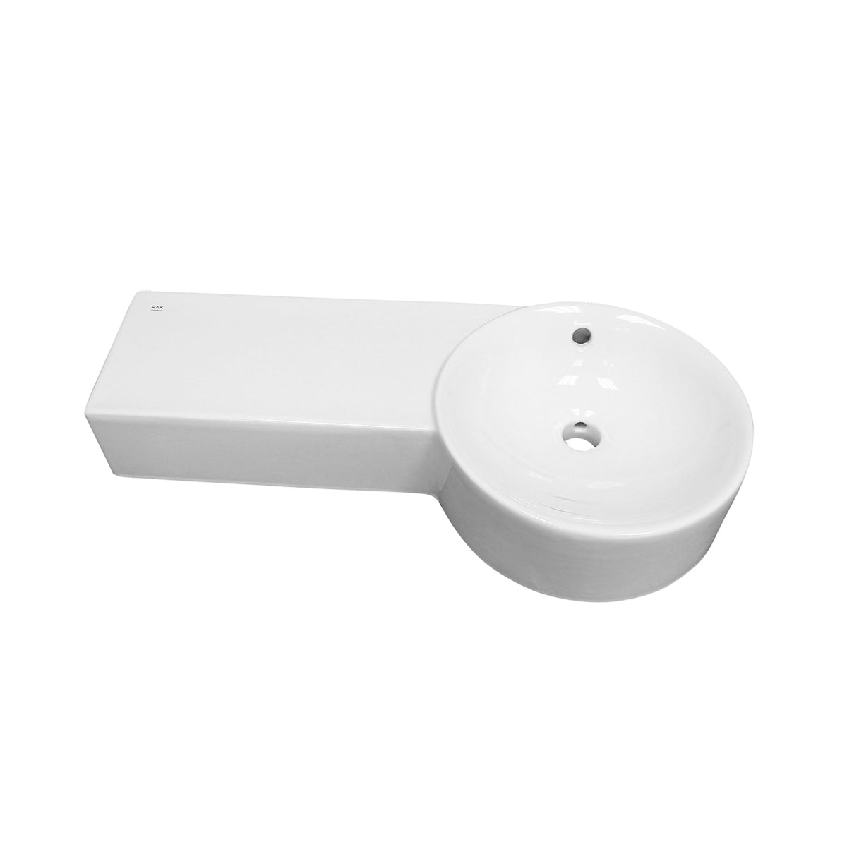 Barclay RAK Petit — Lavabo de Pared Redondo de Fireclay — imagen 2