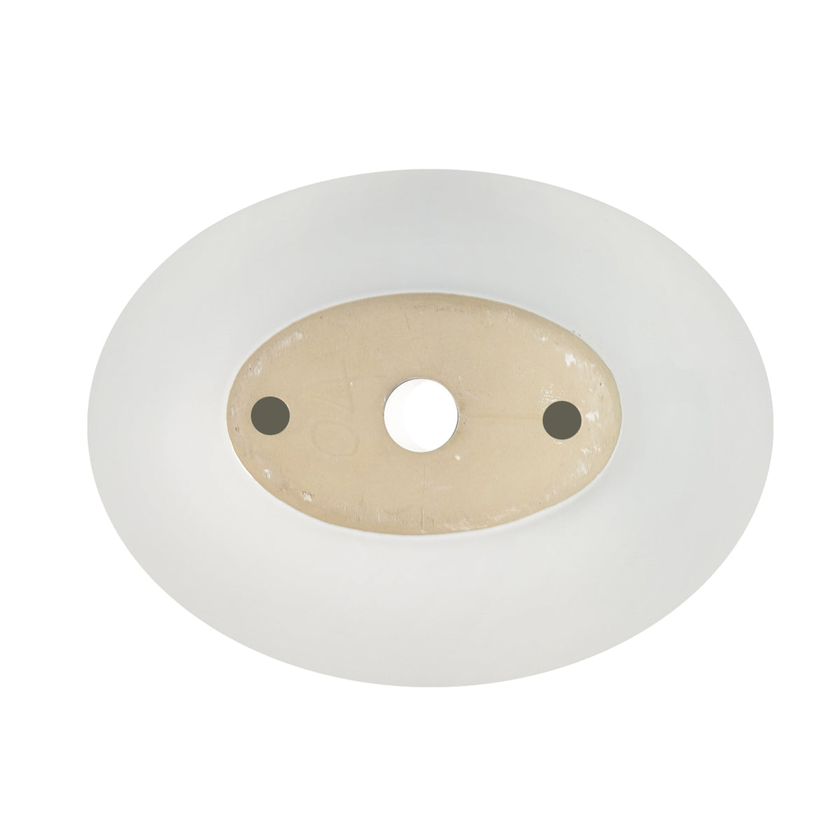Barclay Cavalier 18" — Lavabo de Sobreponer Oval de Cerámica — imagen 6