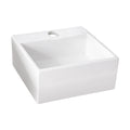 Barclay Mini Nova — Lavabo de Pared Cuadrado de Fireclay — imagen 1