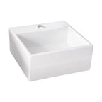 Barclay Mini Nova — Lavabo de Pared Cuadrado de Fireclay — imagen 1