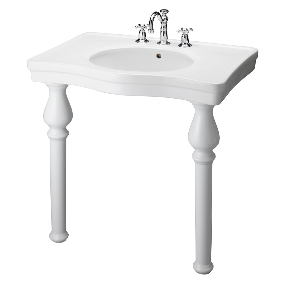 Barclay Milano — lavabo tipo consola — Blanco