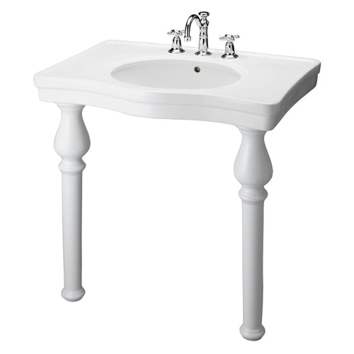 Barclay Milano — lavabo tipo consola — Blanco