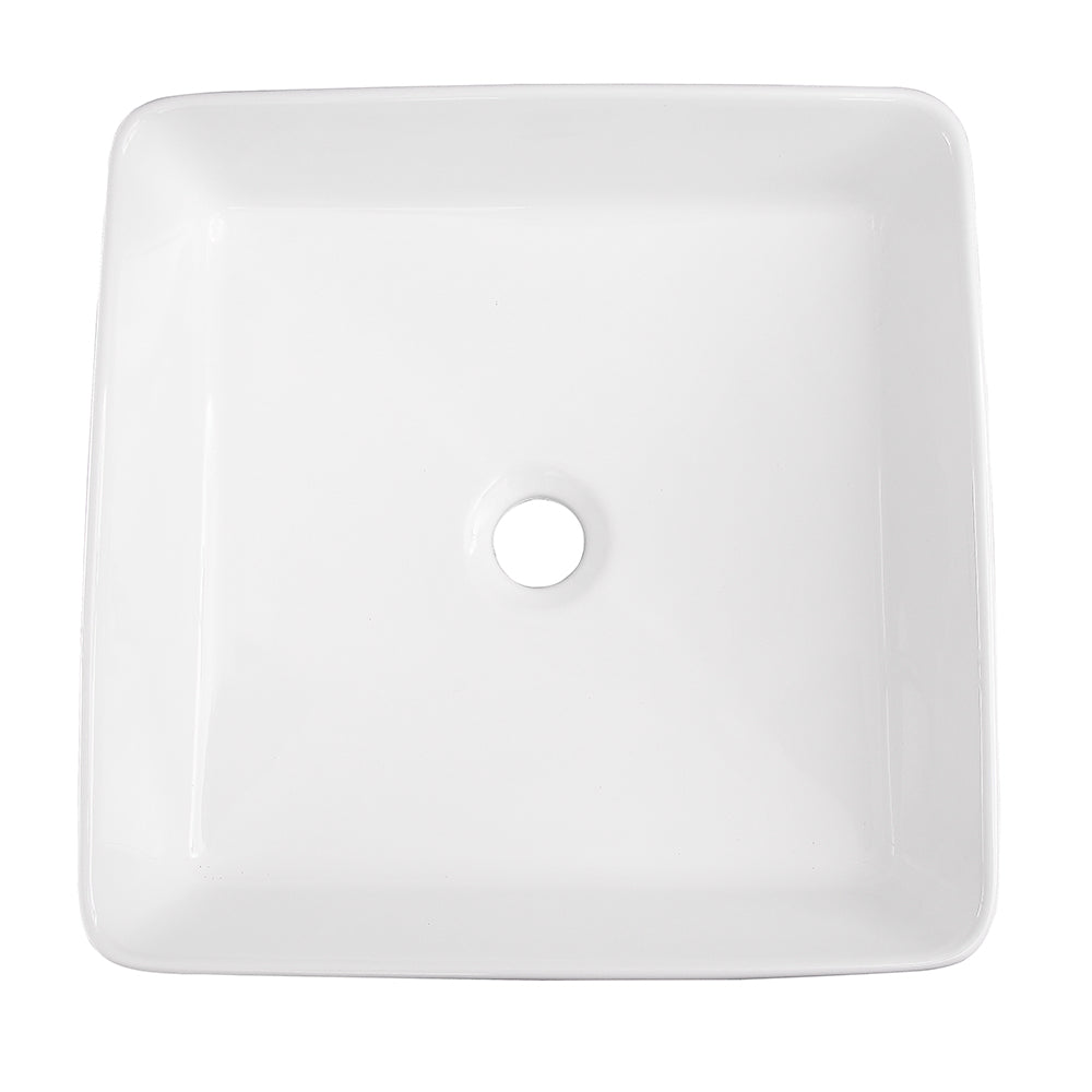 Barclay Lauer — Lavabo de Sobreponer Cuadrado de Cerámica — imagen 3