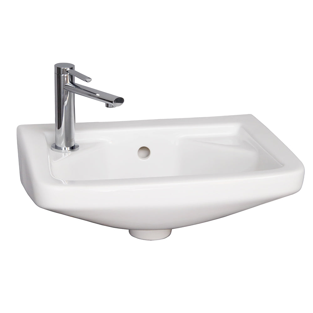 Barclay Mirna 15" — Lavabo de Pared Rectangular de Cerámica — imagen 2