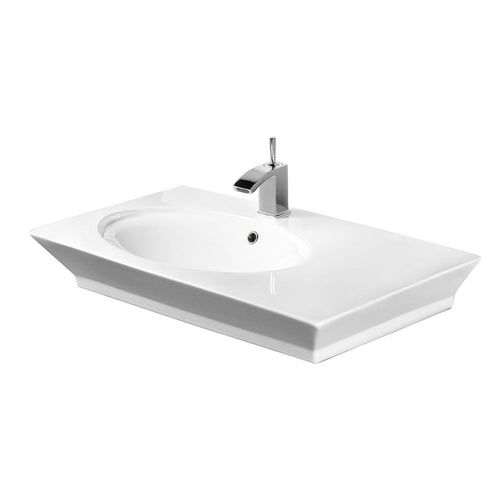 Barclay Opulence 31-1/2" Basin – “Hers” — Lavabo de Sobreponer Rectangular de Fireclay — imagen 1