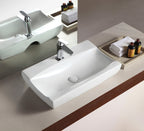 Barclay Ramsey — Lavabo de Sobreponer Rectangular de Cerámica — imagen 3