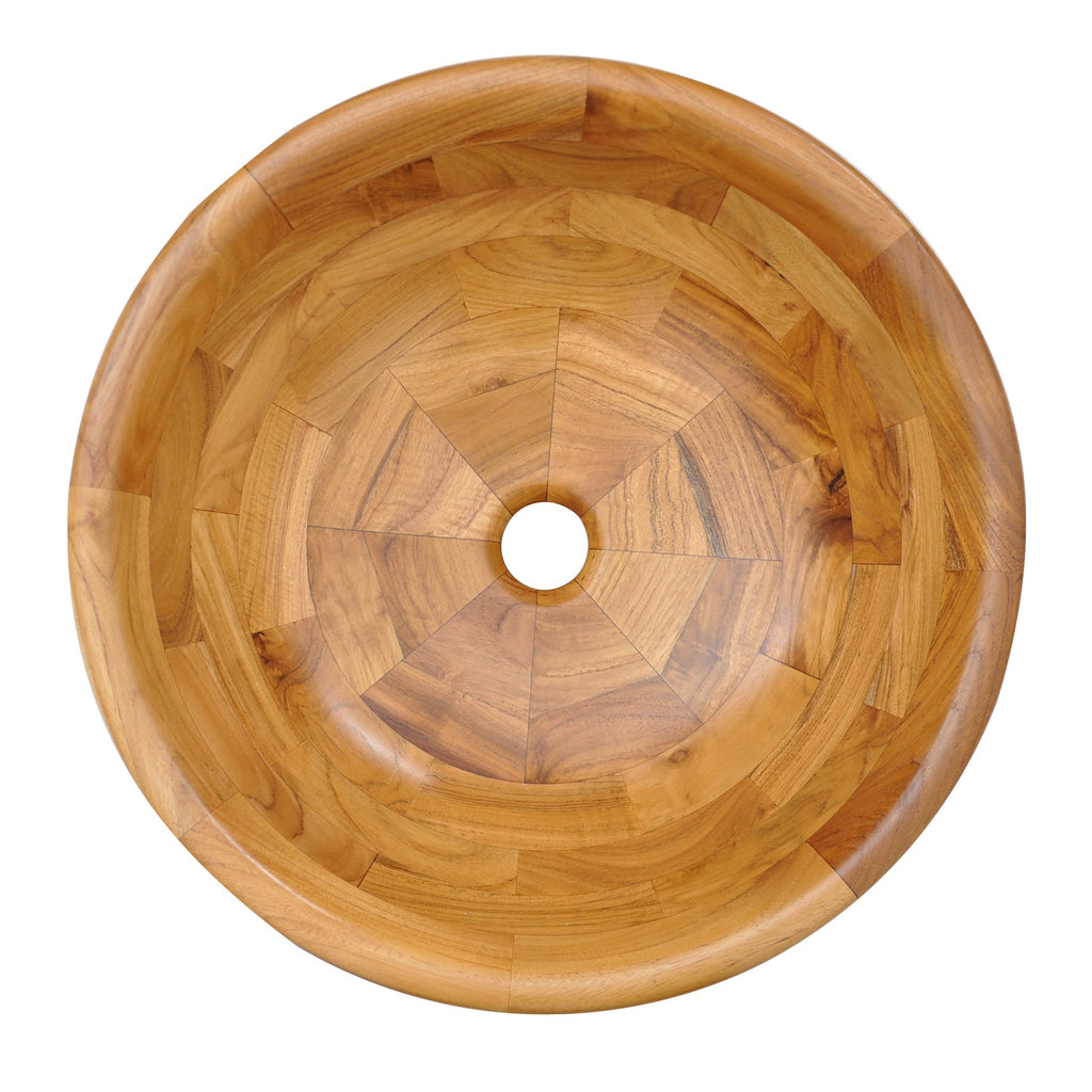 Barclay Corcora — Lavabo de Sobreponer Redondo de Madera — imagen 3