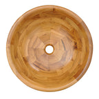 Barclay Corcora — Lavabo de Sobreponer Redondo de Madera — imagen 3