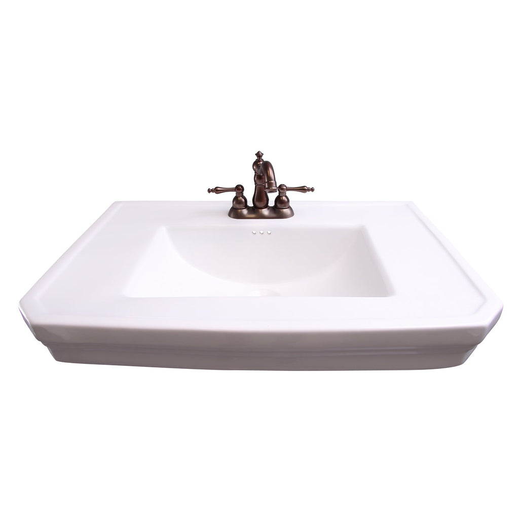 Barclay Corbin — Lavabo de Pared Rectangular de Cerámica — imagen 2