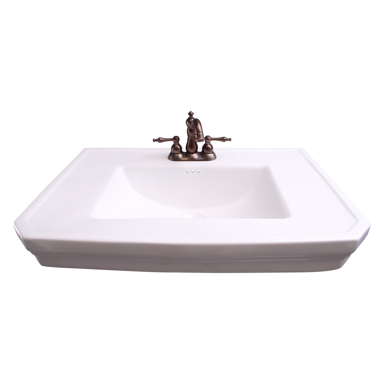 Barclay Corbin — Lavabo de Pared Rectangular de Cerámica — imagen 2