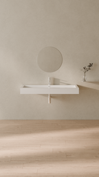 Badeloft Lavabo de Pared WT-06-XXL