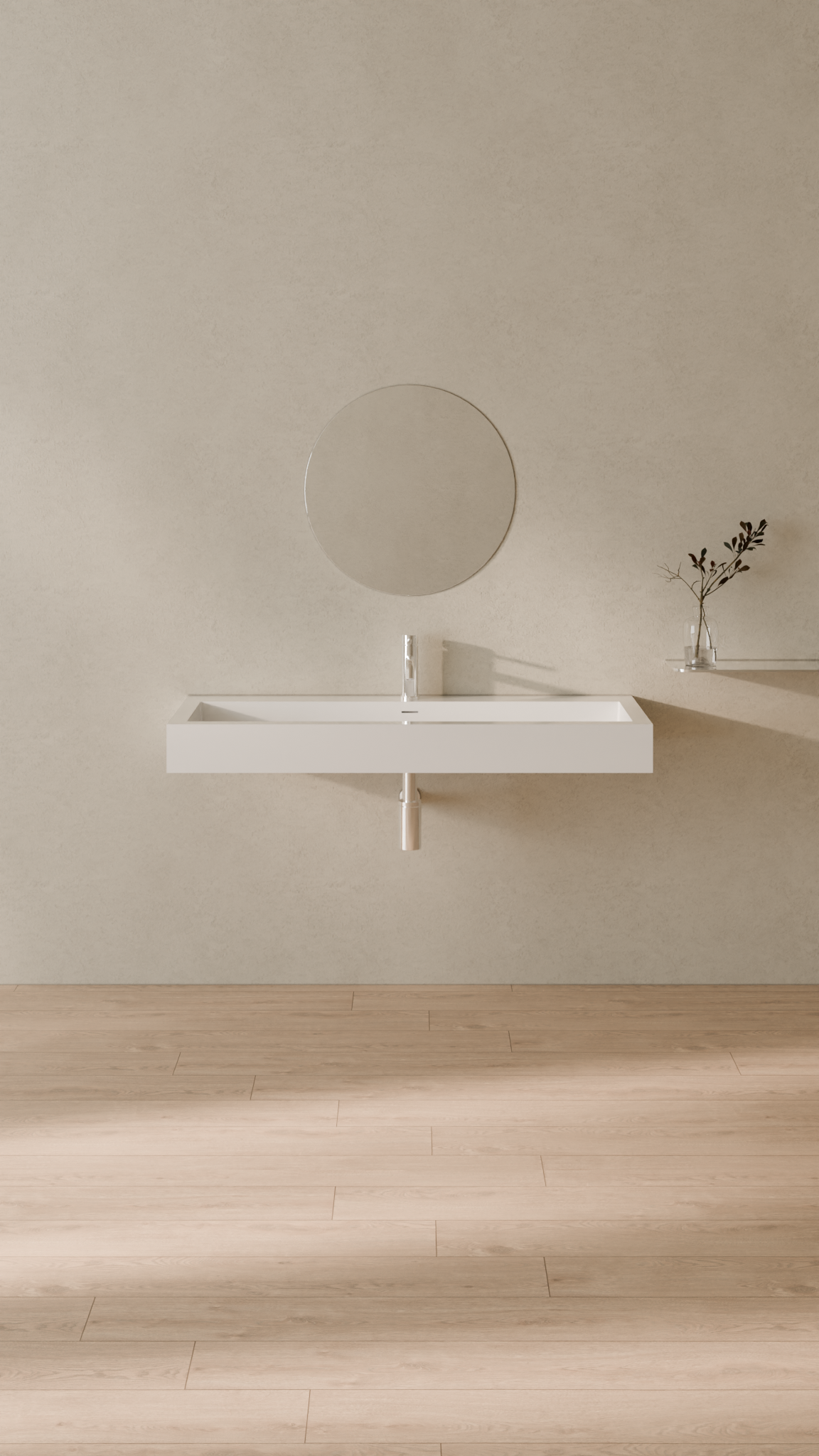 Badeloft Lavabo de Pared WT-06-XXL