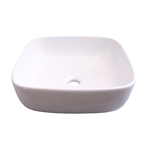 Barclay Mentone — Lavabo de Sobreponer Cuadrado de Cerámica — imagen 1